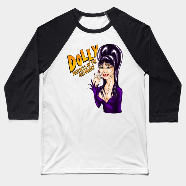 Dolly, Mistress of the Auto-harp. Baseball T-Shirt by KyGuy